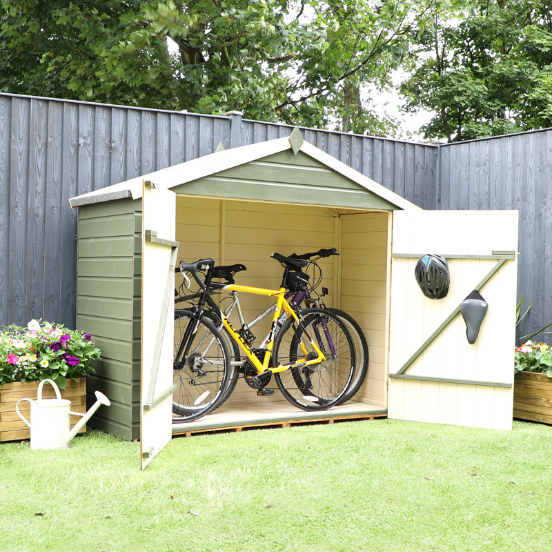 mercia garden products 7 ft. w x 3 ft. d shiplap apex